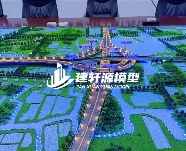 汾西高速公路沙盘定制